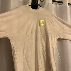 Oversize Disney shirt, gold with sparkles